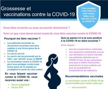 Pregnancy and COVID-19 vaccinations - Patients - French