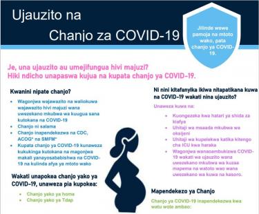Pregnancy and COVID-19 vaccinations - Swahili - Patients