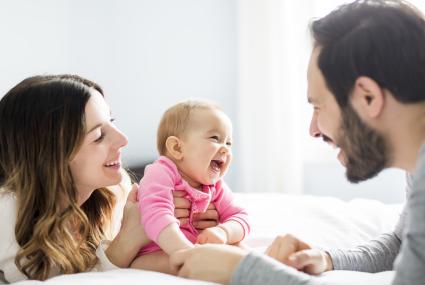 Parents with baby 