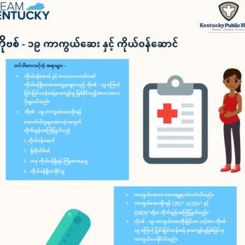 COVID-19 Vaccination in Pregnancy - Burmese - Patients