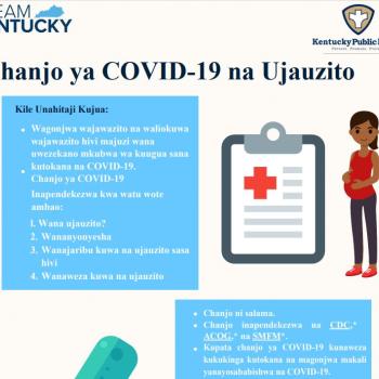 COVID-19 Vaccination in Pregnancy - Swahili - Patient