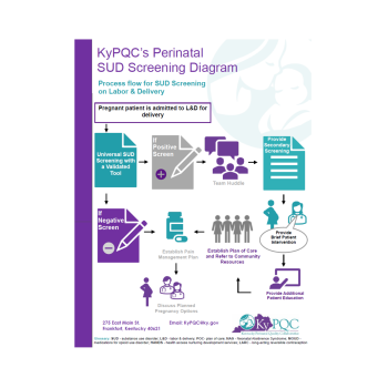 Perinatal SUD Screening Diagram & Care Checklist