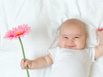 Baby with Blossom